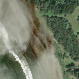 Satellite imagery of Cape Blanco Mine, US