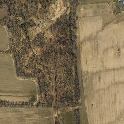 Satellite imagery of Retsof Salt Mine, US