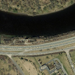 Satellite imagery of Iroquois Peninsula, US