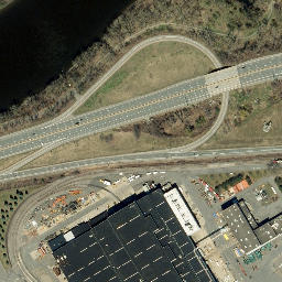 Satellite imagery of Iroquois Peninsula, US