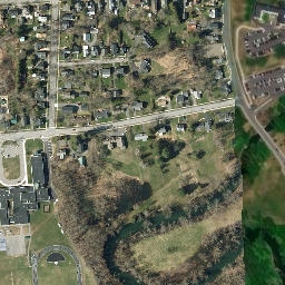 Satellite imagery of Iriquois Mansion, US
