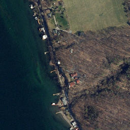 Satellite imagery of Cats Elbow Point, US