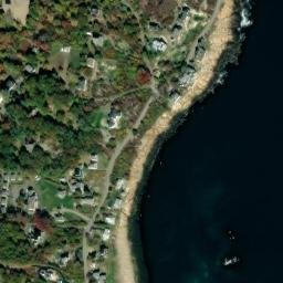 Satellite imagery of Cape Ann, US