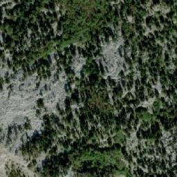 Satellite imagery of Orjen-Sedlo, ME