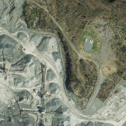 Satellite imagery of South Bethlehem Limestone Quarry, US