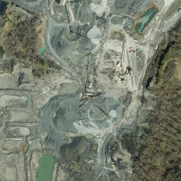 Satellite imagery of South Bethlehem Limestone Quarry, US