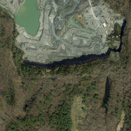 Satellite imagery of South Bethlehem Limestone Quarry, US