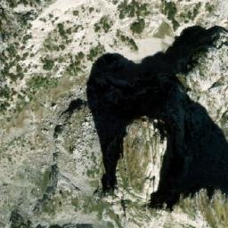 Satellite imagery of Mali Rriskullit, AL