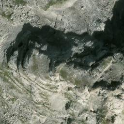 Satellite imagery of Qafa Mushkës, AL
