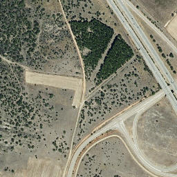 Satellite imagery of Vía de la Plata - Flecha amarilla hacia Valderrey, ES