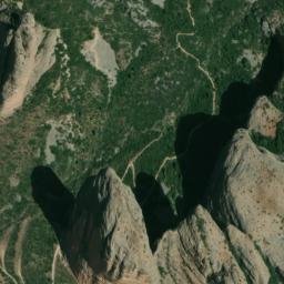 Satellite imagery of Mallos de Riglos, ES