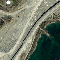 Satellite imagery of Hudson Limestone Quarry, US