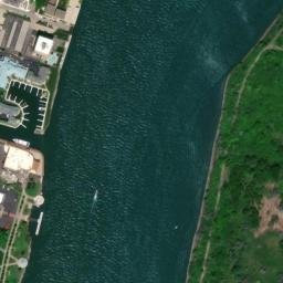 Satellite imagery of Point Hennepin, US