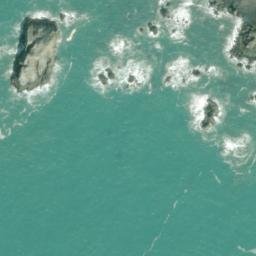 Satellite imagery of Rainbow Rock, US