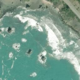 Satellite imagery of Rainbow Rock, US