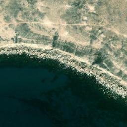 Satellite imagery of Mys Sengirli, KZ