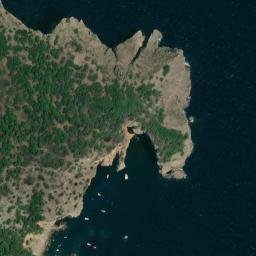 Satellite imagery of Punta de les Salines, ES