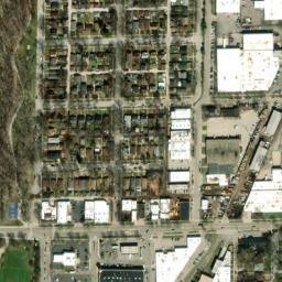 Satellite imagery of EVANSTON RADIO STATION WEAW FM MAST — NGS NG0496, US