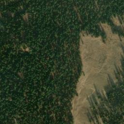 Satellite imagery of Blue Bell Mine, US