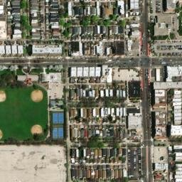 Satellite imagery of CHICAGO ST BENEDICT CH SPIRE — NGS ME2832, US