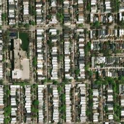 Satellite imagery of CHICAGO ST BENEDICT CH SPIRE — NGS ME2832, US