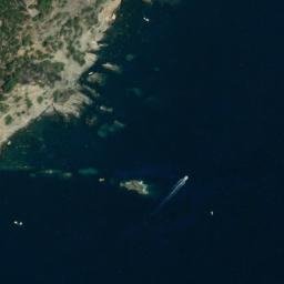 Satellite imagery of Cap de Bagur, ES