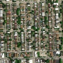 Satellite imagery of CHICAGO ST FERDINAND CH SPIRE — NGS ME3054, US
