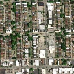 Satellite imagery of CHICAGO ST FERDINAND CH SPIRE — NGS ME3054, US