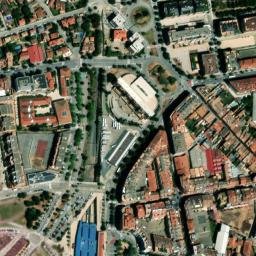 Satellite imagery of Roman temple of Vic, ES