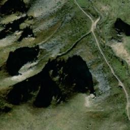 Satellite imagery of Utov Kamen, XK