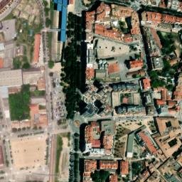 Satellite imagery of Roman temple of Vic, ES