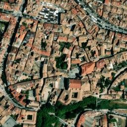 Satellite imagery of Roman temple of Vic, ES