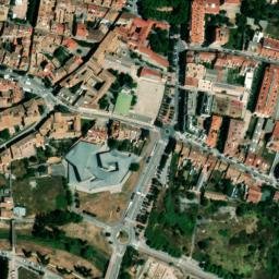 Satellite imagery of Roman temple of Vic, ES