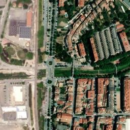 Satellite imagery of Roman temple of Vic, ES