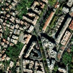 Satellite imagery of Basilica bb. Abdonis et Sennis (former church on top of the Catacomb of Pontian), IT