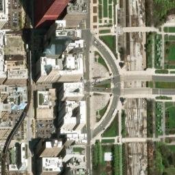 Satellite imagery of CHICAGO BOARD OF TRADE STATUE — NGS ME2795, US