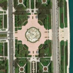 Satellite imagery of F 135 — NGS ME1613 — Chicago, US, US