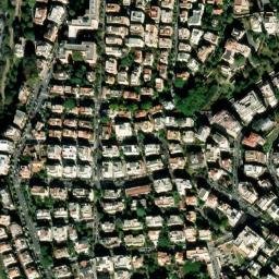Satellite imagery of Basilica bb. Abdonis et Sennis (former church on top of the Catacomb of Pontian), IT