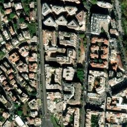 Satellite imagery of Basilica bb. Abdonis et Sennis (former church on top of the Catacomb of Pontian), IT