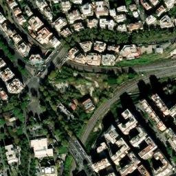 Satellite imagery of Basilica bb. Abdonis et Sennis (former church on top of the Catacomb of Pontian), IT