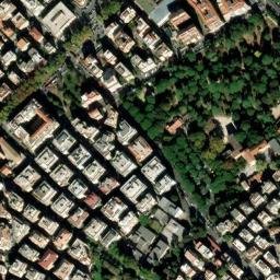 Satellite imagery of former medieval Basilica s. Eugeniae (approximate location), IT