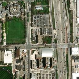 Satellite imagery of CHICAGO ST FRANCIS CH SPIRE — NGS ME2727, US