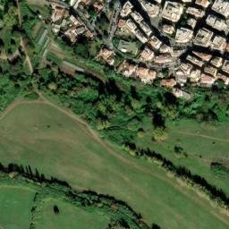 Satellite imagery of former medieval Basilica s. Eugeniae (approximate location), IT