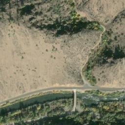 Satellite imagery of Indian Girl Mine, US