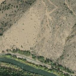 Satellite imagery of Indian Girl Mine, US