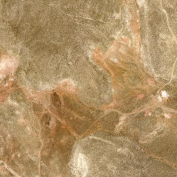 Satellite imagery of Painted Hills Mine, US