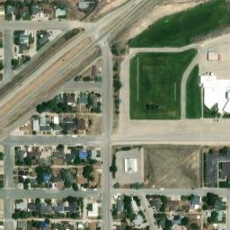 Satellite imagery of Y 338 — NGS MP0453 — Rawlins, US, US