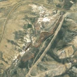 Satellite imagery of W 115 — NGS MP0256 — Carbon County, US, US