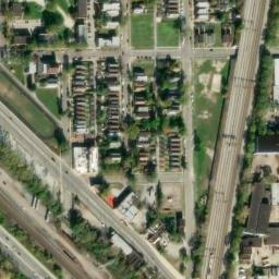 Satellite imagery of V 136 — NGS ME1877 — Chicago, US, US