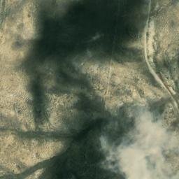 Satellite imagery of RAWLINSWWTWY2005 CORS ARP — NGS DI2248 — Carbon County, US, US